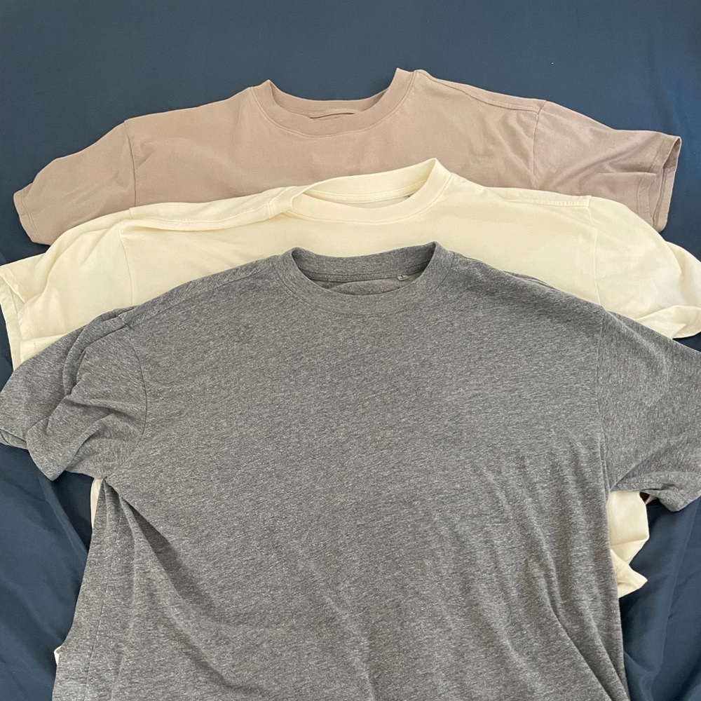 Fear of God Essentials 3 Pack T-Shirts Multicolor